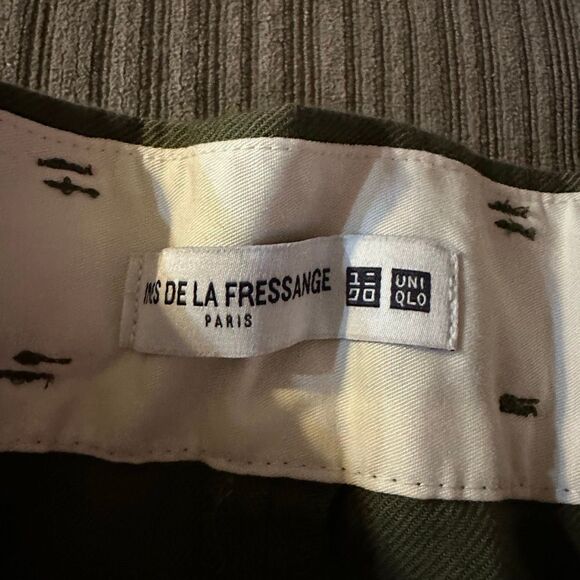 NWT Uniqlo Ines de La fressange olive skirt 6 - Picture 4 of 9